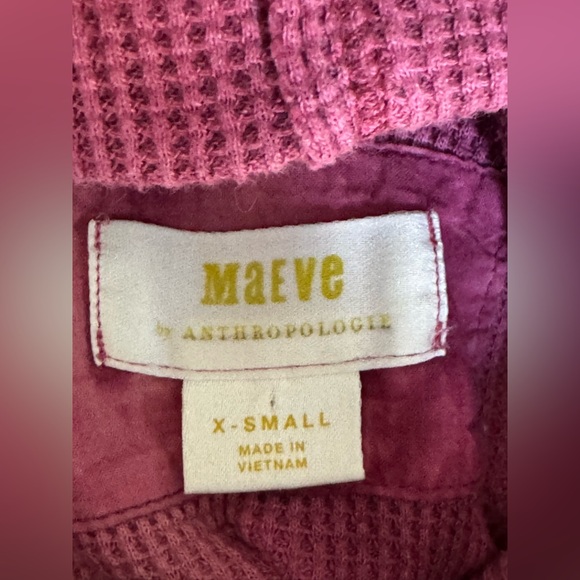 Anthropologie Maeve Tie Dye Thermal size XS - Picture 5 of 5